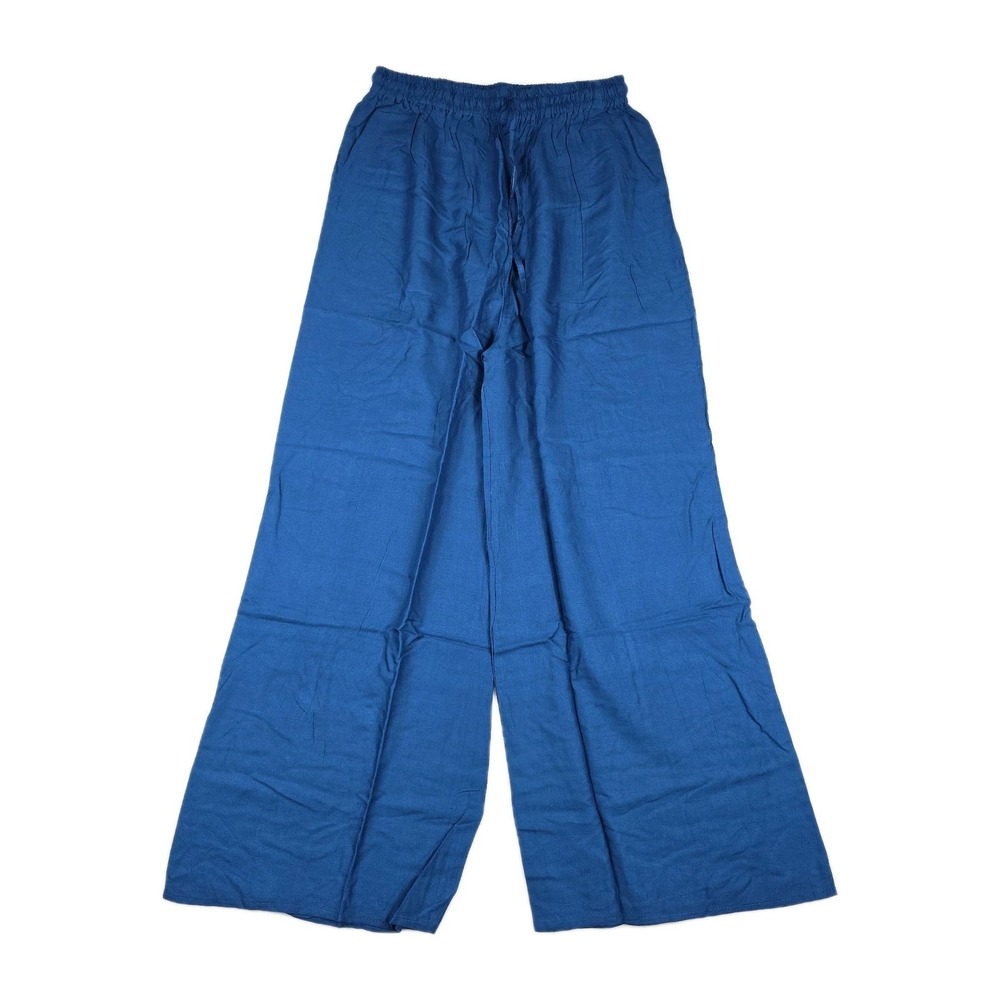 Harem Style‎ Jogger Pants Adult One Size Blue Boho Hippie Stretch